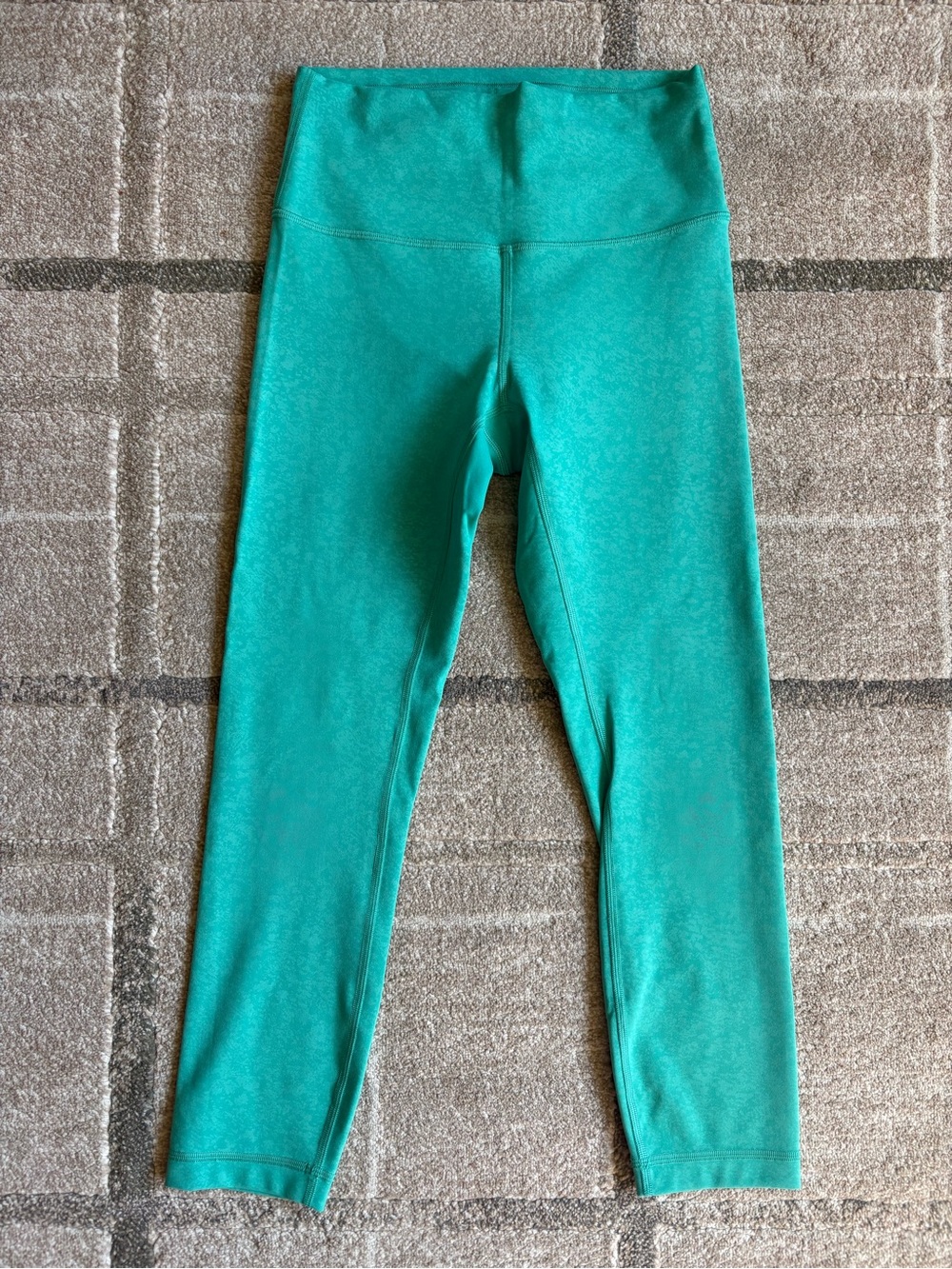 Wunder Train High-Rise Tights Women’s Size 6 Blaze Maldives Green 23” long